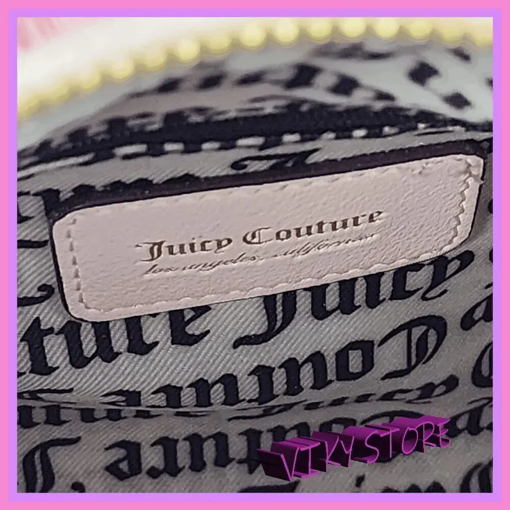 NWT 😍✨ Juicy Couture Pink Velvet Satchel Bag – Rhinestones & Iconic Logo! ✨😍